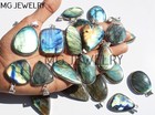 Labradorite Gemstone Pendants Lot 925 Silver Plated Jewelry Mglot-01
