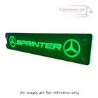 Merc Sprinter Window Sign 500x100mm With Full Remote Colour Options  anti-glare 