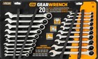 Gearwrench Ratcheting Combination Wrench Set  20-pc  Sae And Metric 35720-06 