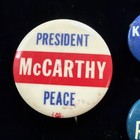 President Mccarthy Peace Kennedy 72 Romney 68 Presidential Vintage Pinback Pins