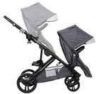 Baby Trend Morph Single To Double Stroller Second Seat Dash Grey Bt05f01
