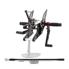 Rearset Rear Set For Yamaha Yzf 600 R6 2003-2005 Black us U7