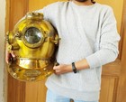 18  Diving Divers Helmet U s Navy Mark V Deep Sea Antique Scuba Vintage Gift