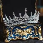 Crystal Wedding Prom Princess Queen Tiara Crown For Women