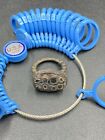 Ancient Roman Byzantine Civilization Bronze Ring Bezel Mosaic Old Glass 1st C ad