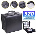 2 Pack 520 Capacity Dvd Binder Case Cd Wallets Storage Organizer Holder Booklet