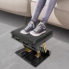 Foot Rest Stool Ergonomic Adjustable Height Under Desk Car Portable Footstool