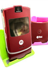 Rare Motorola Razr V3a Crimson Red Alltel Flip Phone Vintage Clean Clean          