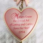 Vintage Christmas Ornaments Lot Of 2 Carlton Cards Mother 1994