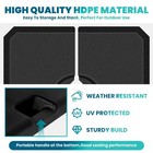 Heavy Duty Umbrella Base 4pcs Umbrella Base Stand Cantilever Offset 317 Lbs