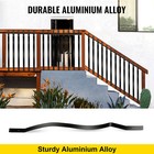 Deck Balusters Metal Deck Spindles 61 Pack 29 5  Aluminum Alloy Railing