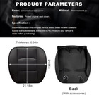 Car Seat Bottom Cover  Premium Pu Leather Seat Protection Without Backrest  Fron