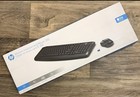 Hp Wireless Keyboard And Mouse 300 Combo Black Brand New Factory Sealed