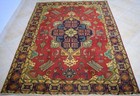 Semi Antique Handmade Oriental Carpet Wool Area Rug 4 9 X 6 5 Geometric Durable