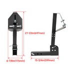 Hitch Spare Tire Carrier Mount For Truck W  2 Inch Receiver Trailer Adjustable