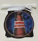 Vintage Budweiser Bud Ice Halloween Double Sided Beer String Banner Sign 26    New