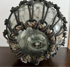 Glass Fishing Float Buoy Ball Vintage Japanese Diameter 36cm 14 In Net Japan  5