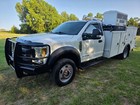 2019 Ford F-550 4wd 3200lb Crane Mechanics Lube Service Truck 6 7l 300amp Welder