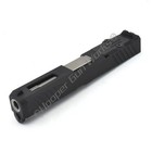 Hgw Complete Upper For Glock 19 Black Edc Rmr Slide Ported Ss Flush Barrel Sight