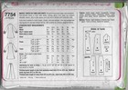 Vintage 70s Simplicity Sewing Pattern 7754  Dress Or Tunic   Pants 10 12