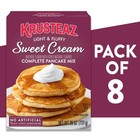 Krusteaz Sweet Cream Pancake And Waffle Mix  Light   26 Ounce  pack Of 8 