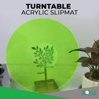 Acrylic Slipmat For Lp 12  Turntable   Vinyl Record Platter Mat - Lit Green