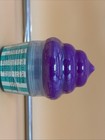 Slime Duo Fluffy Ice Cream Putty - Cupcake Scented  - Purple teal