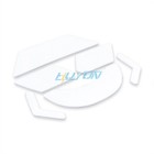 2 Sets White Rounded Curved Edges Mouse Feet Skates For Logitech G903 Mouse