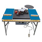 Automatic Edge Bonding Machine Curve   Straight Woodworking Edge Trimming 110v