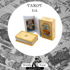 Rider Waite Original Tarot Deck Of 78 Cards W  Guidebook  Traditional Artwork