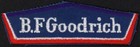 Vintage Uniform Patch B F Goodrich Tires Patch Die Cut Red White And Blue N-mint