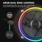 Cpu Cooler 90mm Argb   Pwm Fan Aluminum Fins 95w Tdp Air For Intel Lga 1851 1700