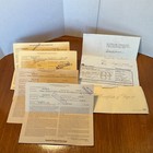Lot Of Antique Certificate Of Deposit Bank Transaction Records 70-90 s Bullock X