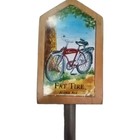 Fat Tire Ipa Beer Tap Handle Knob Keg Bar Metal Belgium Brewing Craft Beer