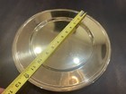 Vintage Heavy Solid Brass 12  Chargers Underplates Set Of 4 - B143
