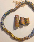      Rare      30 Vintage African Trade Beads Venetian Italian Ghanaian  Millefiori 