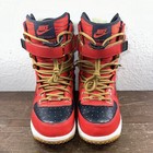 Nike Zoom Force One Zf-1 Snowboard Boots Mens 7 Tiger Rabbit Red Vintage    09