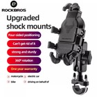 Rockbros Motorcycle Phone Holder Universal Shockproof 360   Adjustable Bracket