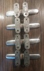 Set Of 4  7 1 4  Stainless Steel Low Profile Heavy Duty Cleats Marine Rigging 