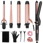  5 In 1 Curling Iron With Interchangeable Ceramic Barrels  0 35 -1 25    