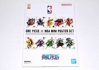 One Piece X Nba B4 Size Mini Poster Set 10 Sheets Limited Japan Official New