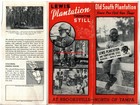 1950 Lewis Plantation Turpentine Still Old South Brochure Brooksville Florida  