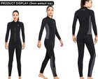 Dive   Sail 3mm Nwt Wetsuit Jacket Diving  Swim Zipper Top Women s Sz S