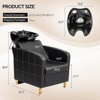 Backwash Chair With Shampoo Bowl W  Tilting Shampoo Bowl   Silicone Neck Pillow