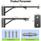 4 3ft Triangle Boom Arm Wall Mount Ring Light Stand For Studio Photography