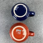  Walt Disney World Mugs Made In Spain Pair Of Red   Blue Coffee Tea Vintage Cups