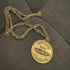 Vintage Opening Night October 26th 1974 Frank Sinatra Medal   Necklace Coliseum