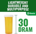Amber Medicine Pill Bottles  30 Dram  270 Pack  Push Down And Turn