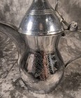 Antique Middle Eastern Islamic Brass Dallah 8   Coffee Pot Palm Tree Design