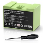 2x 5 0ah For Irobot Roomba Battery I7 I7  7150 7550 3150 3550 I4 I4  I7158 I7550